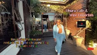 Restaurant Review In The Cheapest  City In South Africa | Uhuru Cafe & Wine Emporium |Polokwane
