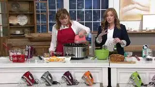 KitchenAid 9-speed Digital Hand Mixer w/ Wire Whisk & Blender Rod on QVC