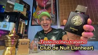 Perfume Árabe Club de Nuit Lianheart, Teste de projeção, fixação e elogios ❤️‍🔥