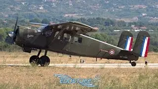MAX RARE! Max Holste MH-1521 Broussard - Takeoff from Split Airport LDSP/SPU