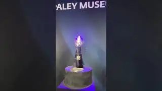Championship trophies 🏆 of the #nfl #nba #mlb #nhl at @paleycenter  2022