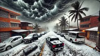 Colombia Now! Hailstorm Covers La Calera , cundinamarca Today