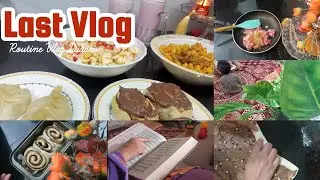 No Fried Food İn İftaar | last Vlog Of Ramadan 2025 | Chocolate Cinnamon Rolls | Red sauce Pasta🍝