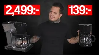 Billig VS Superdyr Kaffebryggare - Blir Kaffet Godare?