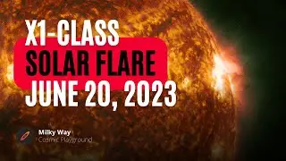 X1-class solar flare on June 20, 2023