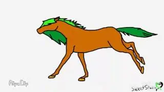 Running horse animation test