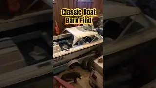 Dixie Boat Works Model 187 Barn Find Abandoned For 20 Years:  Will It Run? (Wellermen) DI #Shorts