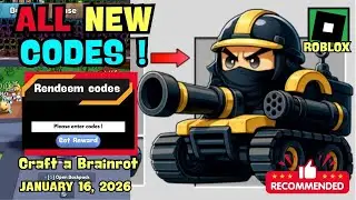 *NEW CODES* ALL NEW WORKING CODES IN Craft a Brainrot 2026, ROBLOX Craft a Brainrot CODES