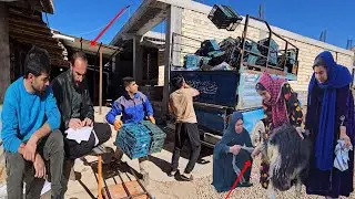 Zahra's nomadic family, from buying pipes and fittings for the kitchen to selling shop scraps