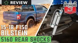 2015-2018 F150 4WD Bilstein 5160 Remote Reservoir Rear Shock Review On & Off-Road