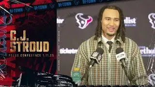 C.J. Stroud speaks after Wild Card Round win in Houston over the Chargers