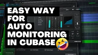 How To Set AUTO MONITORING in CUBASE #CubaseTips #AHTVFix
