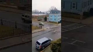 Suv driving well over the posted speed limit violating city traffic code #violation