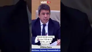Usted d&oacute;nde estaba a las 7:30 de la tarde, &iquest;en el Ventorro?