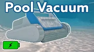 Battery Powered Pool Vacuum Cleaning Robot |  Smorobot Tank X1C 150 minutes of run time