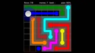 Flow Free - 8X8 Level 80 Mania Walkthrough