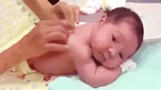 Try Not To Laugh : Cutest Baby Reaction when Being Massage #3 | Funny Videos