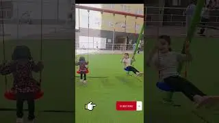 Emaa & Eshaa @swings )#for you l#shortsvedio #enjoying #swing #emaaeshaavlog