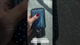 Escova Raquete Almofadada Landh&rsquo;s | Desembara&ccedil;a sem dor e reduz o frizz ✨