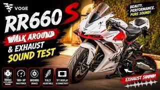 Voge RR660 S Walk Around Video and Exhaust Sound Test
