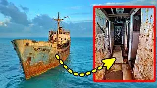 Alone Inside This Creepy Abandoned Shipwreck &ndash; FULL Tour
