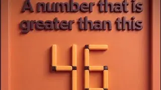 Make a number greater then this just move one stick🤔 #puzzle #thinking #fun