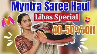 Affordable Libas Sarees That Look Super Premium ✨Timeless Elegance on a Budget💞#myntra #Libas 