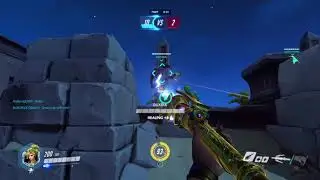 Overwatch  Team Death Match as Mercy on Necropolis (With Anthony)