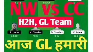 NW vs CC Dream11 prediction| NW vs CC Dream11 team | CC vs NW Dream11 Team | NW vs CC GL team |