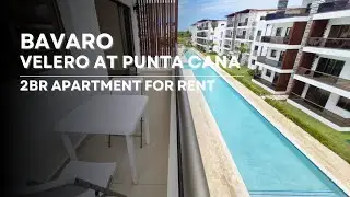 For rent new 2-bedroom pool view condo in Velero at Punta Cana, Dominican Republic