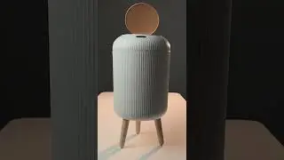 Upgrade your bathroom with this smart trash can! #bathroomupgrade