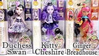 Ever After High - Duchess Swan - Kitty Cheshire - Ginger Breadhouse - EAH Fairy Tale Princess Dolls