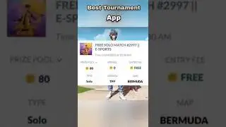 Free fire free entry tournament app ☺️ #freefire