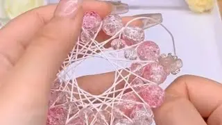 DIY /handmade pearls dream catcher /how to make dream catcher 😱😴