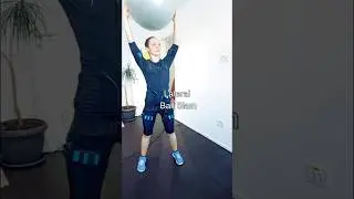 Benefits of Lateral Ball Slam! #ballslam #emsworkout #electricalmusclestimulation #cardio #core