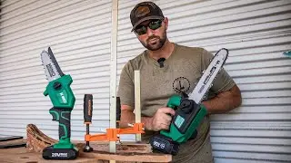 Kimo 20v Battery Powered Chainsaws - Gear Review Video