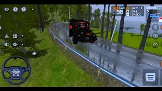 Mahindra Thar Lovers. Jai Veeru Song 🚗 indian car simulator 3d game...🔥 Red Mahindra thar modified