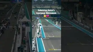 🥺 Sebastian Vettel's Emotional Retirement At The 2022 Abu Dhabi Grand Prix! 💔 #f1 #formula1 #shorts
