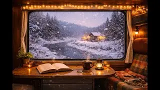 Train Journey Ambience 🚆 | Rain, Rail Sounds & Deep Relaxation | Calming Background
