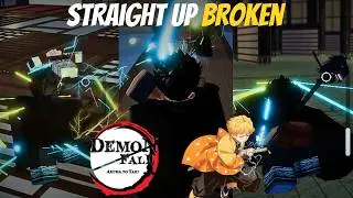 BEATING INFINITY CASTLE WITH THUNDER BREATHING | Demonfall