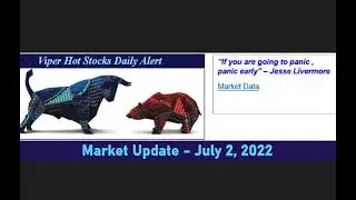 Viper Hot Stocks Alert Market Wrap - July 2, 2022