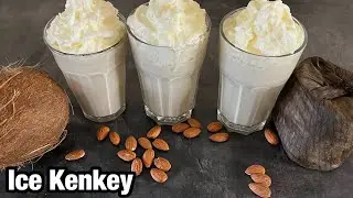 How To Make Kenkey Smoothie With a TWIST || Coconut Ice Kenkey🥥🇬🇭
