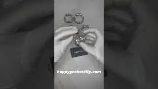 Ergonomic Base Ring Small Cock Cage Urination Opening #keyholder #urethra #giftforhim #chastity