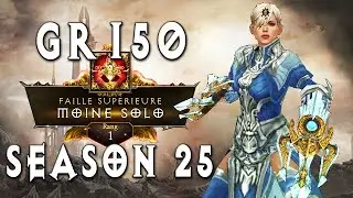Rank 1 World GR150 Monk | Diablo 3 [Season 25]