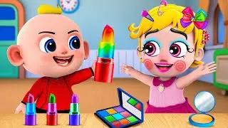 Princess Beauty Makeup Song | Funny Song | Nursery Rhymes & Kids Song | PIB Little Songs