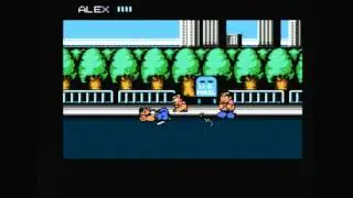 CGR Undertow - RIVER CITY RANSOM for NES Video Game Review
