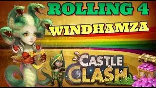 Castle Clash Rolling Close to 100k Gems for WindHamza!