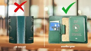 premium leather passport cover