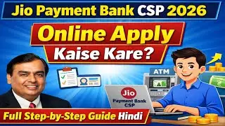 Jio Payment Bank CSP 2026 | Online Apply Kaise Kare? Full Hindi Guide