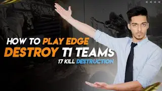 How to play zone edge in customs || 17 kills domination || Team Fnatic Pubgm